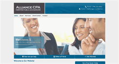 Desktop Screenshot of alliancecpa.com